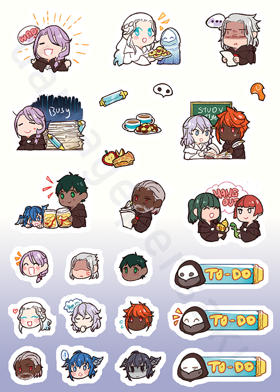 FFXIV: Ancients sticker sheet