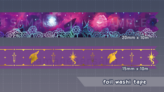 FFXIV: Foil washi tape